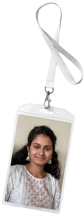 Abhitha E. — student ID card